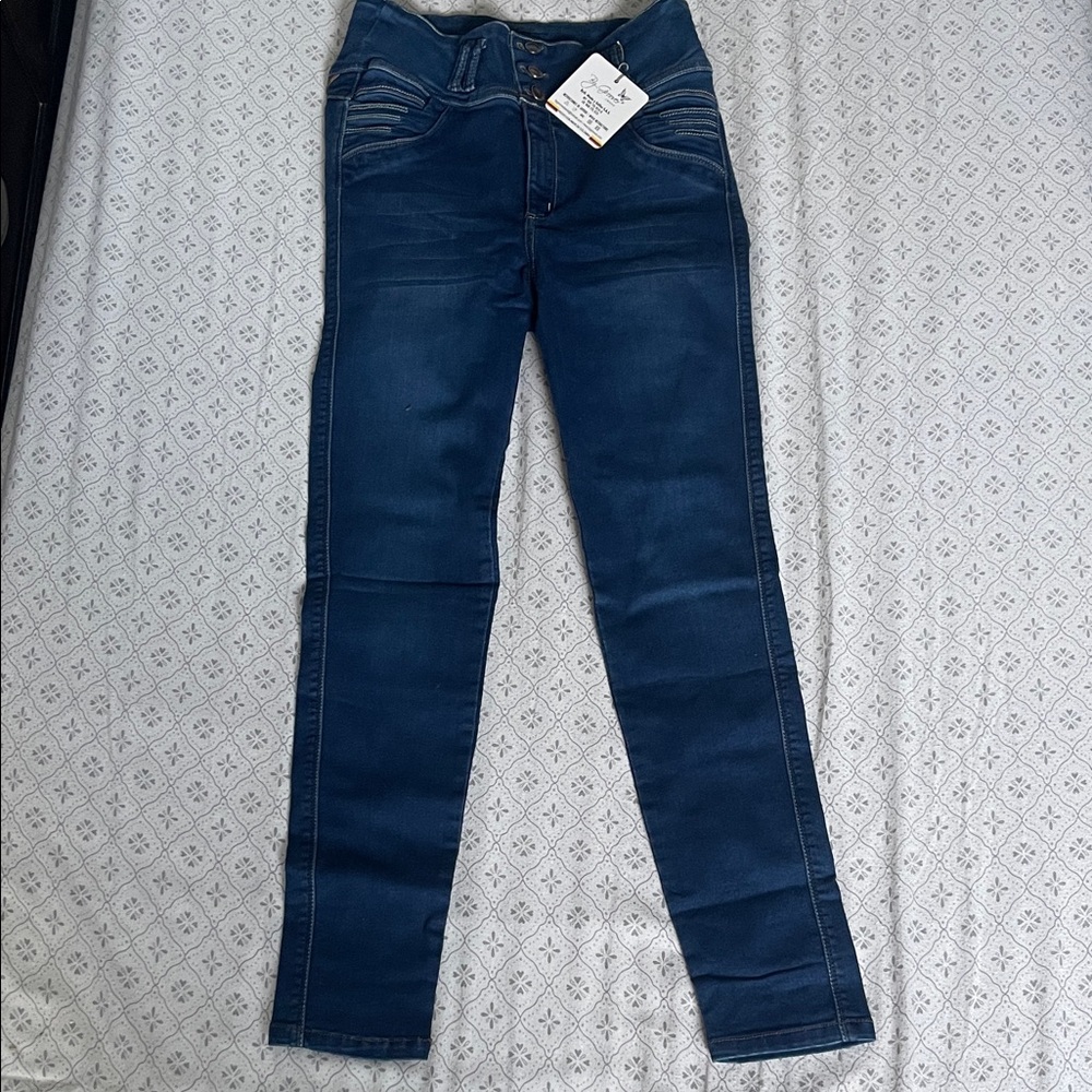 Colombia Women's Dark Blue Skinny Jeans